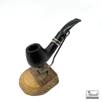 پیپ چوبی مشکی capitan black با حلقه زیبا