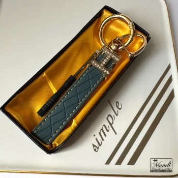 جاکلیدی طرح چرم نگین دار باکیفیت مستر کوالتی با لوگو هرمس(HERMES) - Image 4
