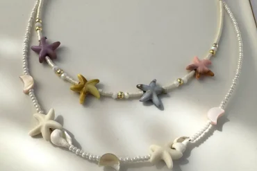 گردنبند دخترانه ستاره و ماه اسپرت