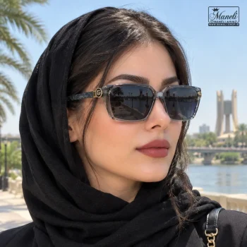 عینک آفتابی زنانه گوچی | طوسی | UV400 - تصویر 2