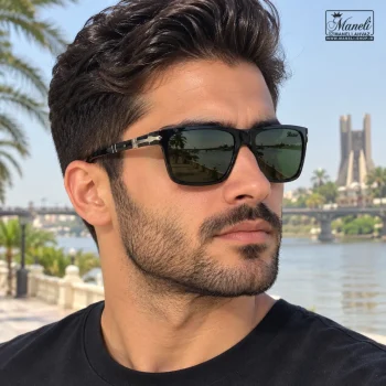 معرفی عینک آفتابی مردانه پرسول مشکی - تصویر 2