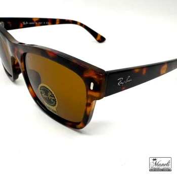 عینک آفتابی ری بن (Ray-Ban) – طرح کائوچویی پلنگی کلاسیک - تصویر 7