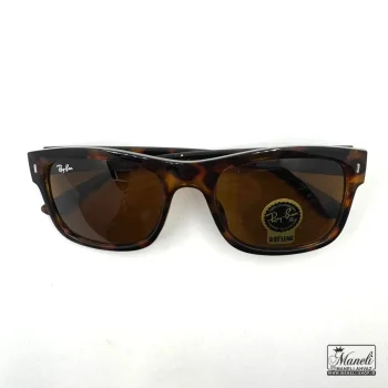 عینک آفتابی ری بن (Ray-Ban) – طرح کائوچویی پلنگی کلاسیک - تصویر 5