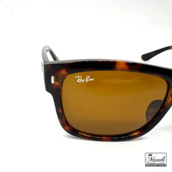 عینک آفتابی ری بن (Ray-Ban) – طرح کائوچویی پلنگی کلاسیک - تصویر 4