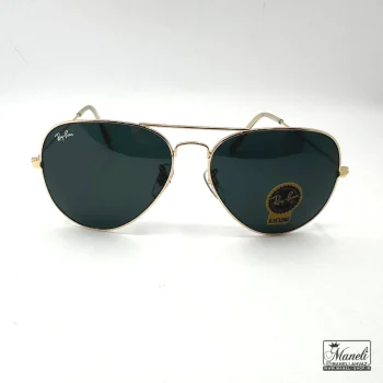 عینک آفتابی مردانه Ray Ban مدل خلبانی طلایی