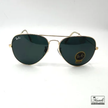 عینک آفتابی مردانه Ray Ban مدل خلبانی طلایی